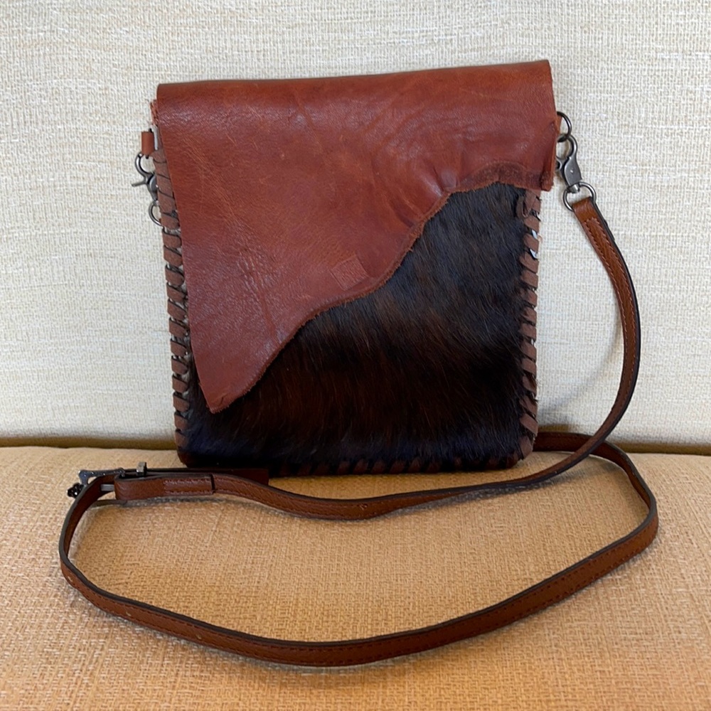 Real Calf Fur Purse
